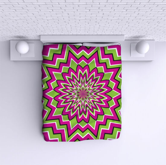 Bed Cover Hypnotic effect