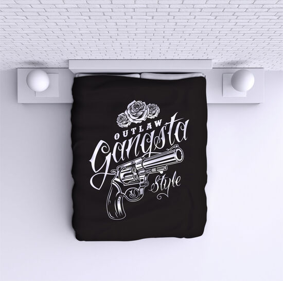 Bed Cover Gangster Style