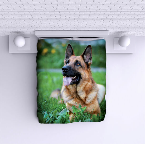 Bed Cover German Shepherd 2