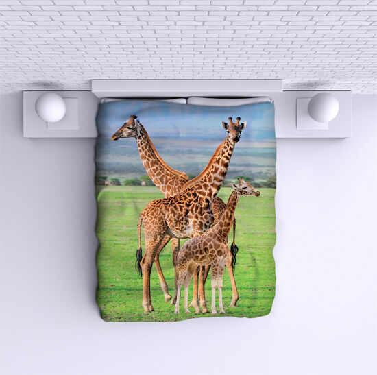 Bed Cover Giraffes