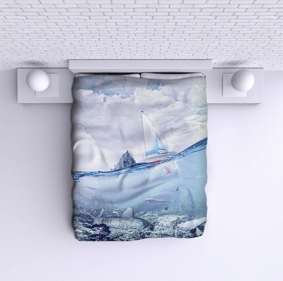Bed Cover Sea Floor