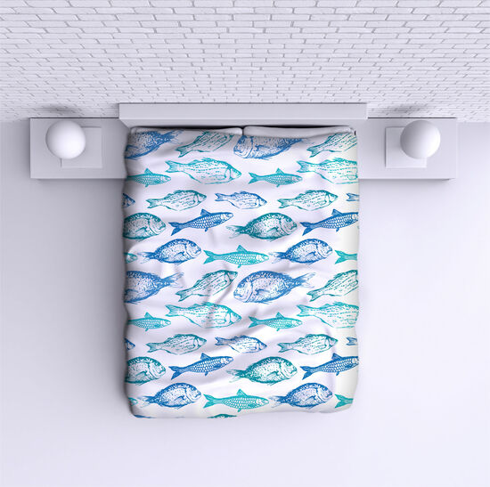 Bed Cover Fish 2