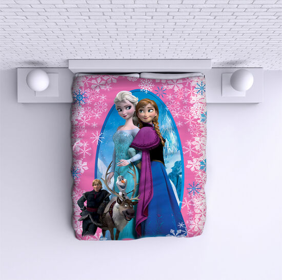 Bed Cover Frozen pink