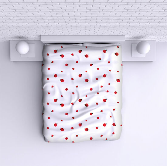 Bed Cover Ladybugs