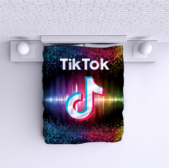Bed Cover TikTok black