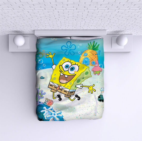 Bed Cover Sponge Bob