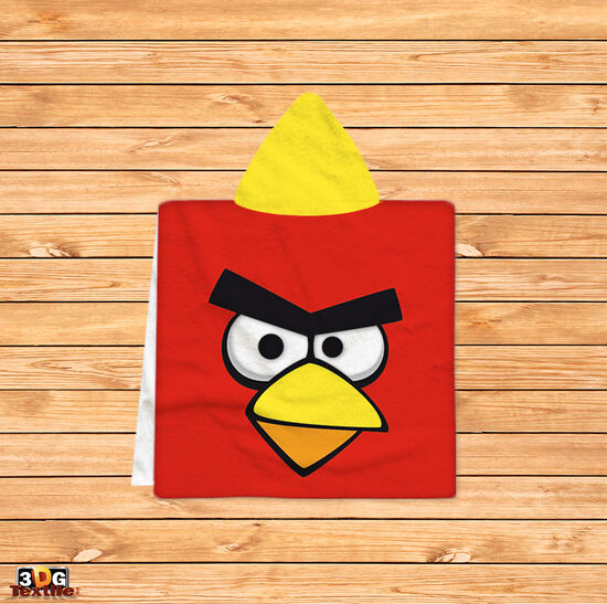 Kids Poncho Towel Angry Birds 3