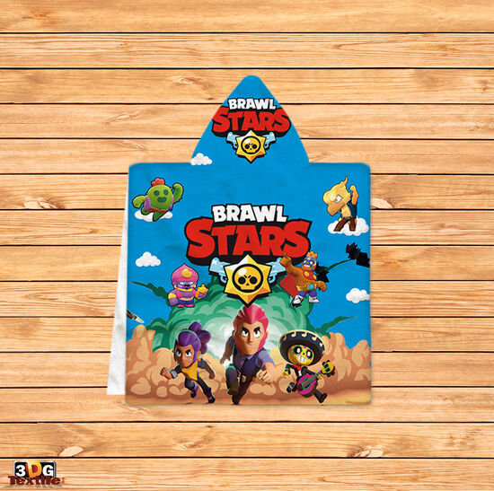 Kids Poncho Towel Brawl Stars