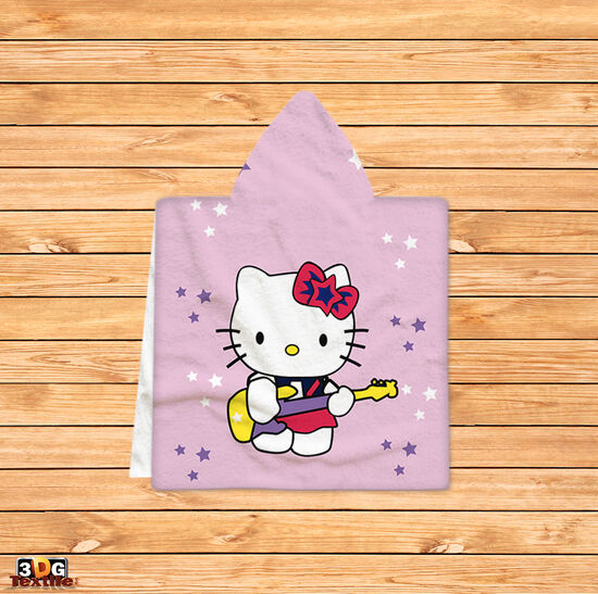Kids Poncho Towel Hello Kitty