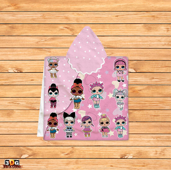 Kids Poncho Towel LOL