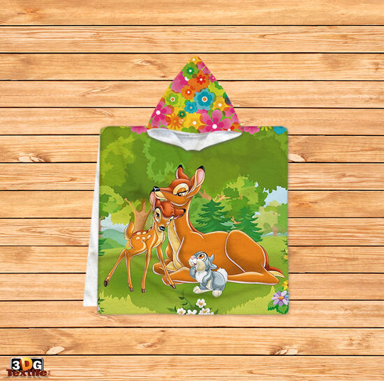 Kids Poncho Towel Bambie