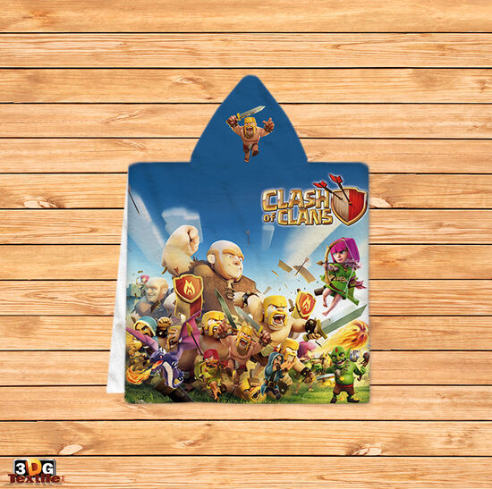 Kids Poncho Towel Clash of Clans