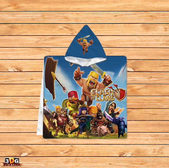 Kids Poncho Towel Clash of Clans