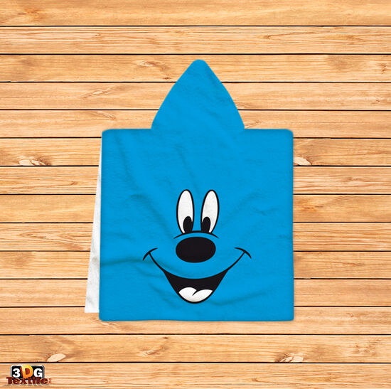 Kids Poncho Towel Mickie