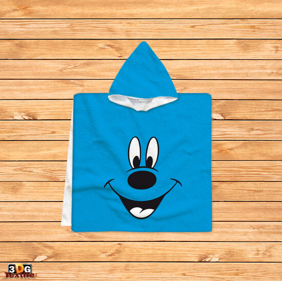 Kids Poncho Towel Mickie