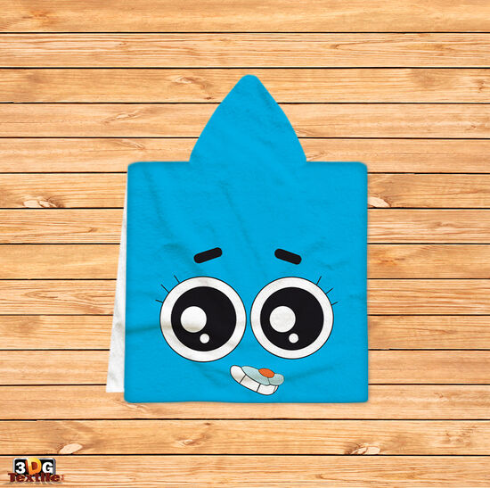 Kids Poncho Towel Gumball