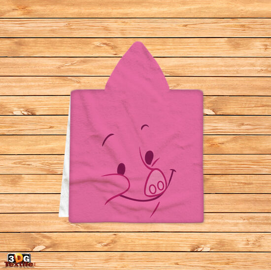 Kids Poncho Towel Piglet