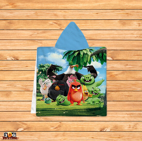 Kids Poncho Towel Angry Birds 2021