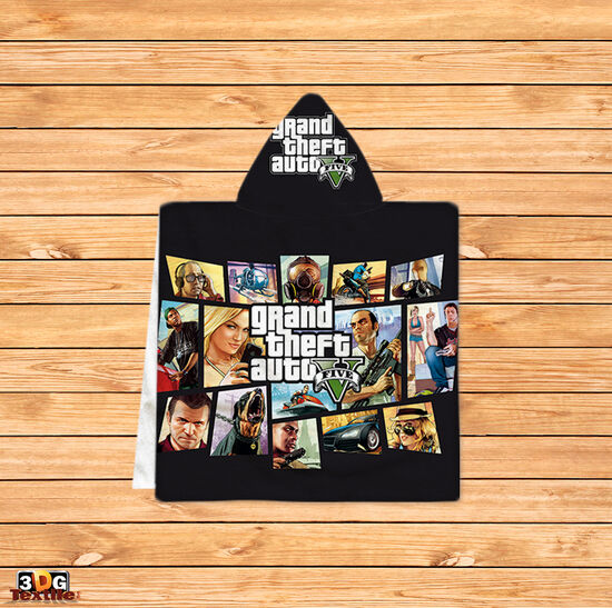 Kids Poncho Towel GTA