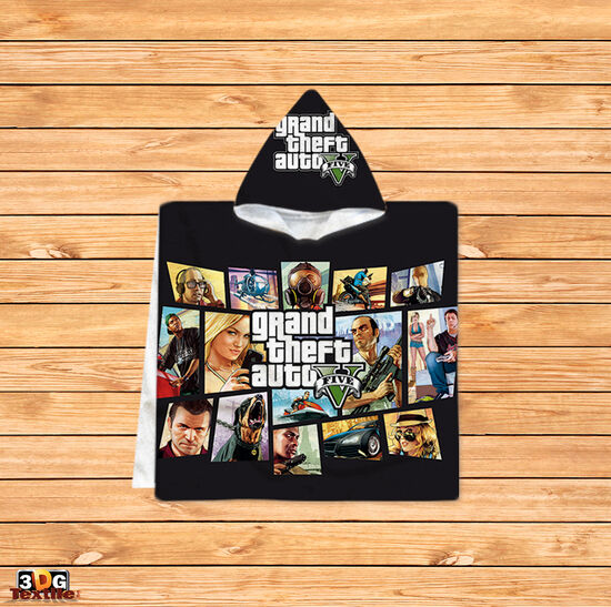 Kids Poncho Towel GTA