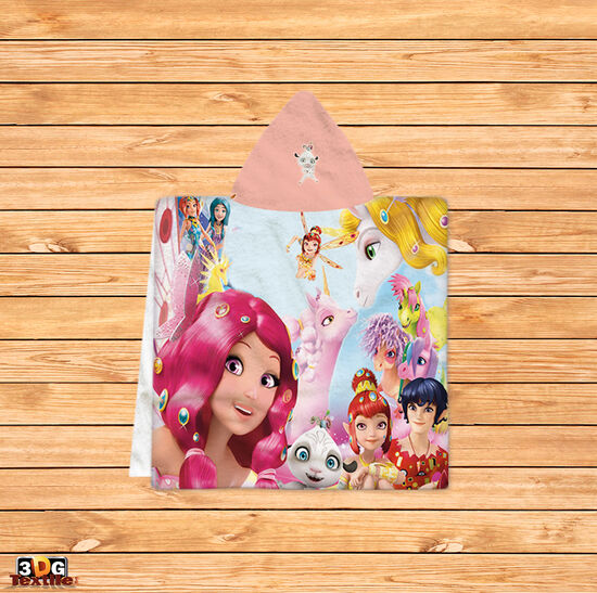 Kids Poncho Towel Mia and Friends