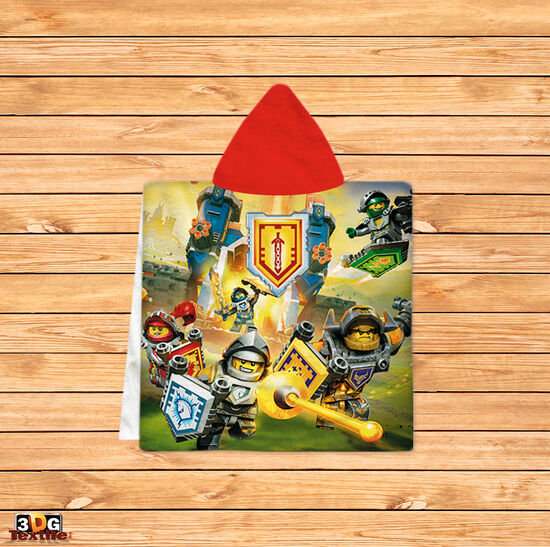 Kids Poncho Towel Lego Knights