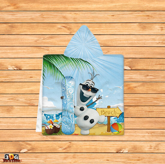 Kids Poncho Towel Olaf