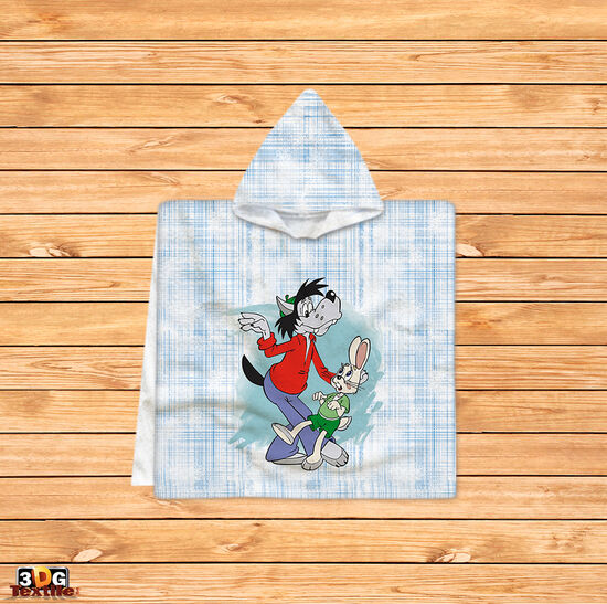 Kids Poncho Towel Nu, pogodi!