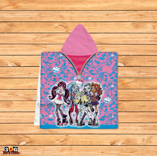 Kids Poncho Towel Monster High