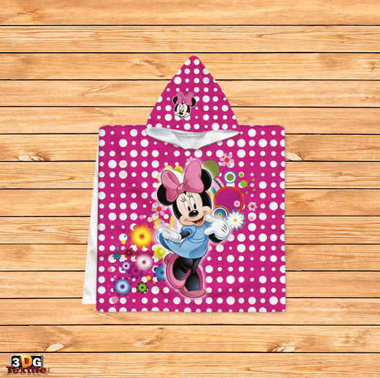 Kids Poncho Towel Minnie 2