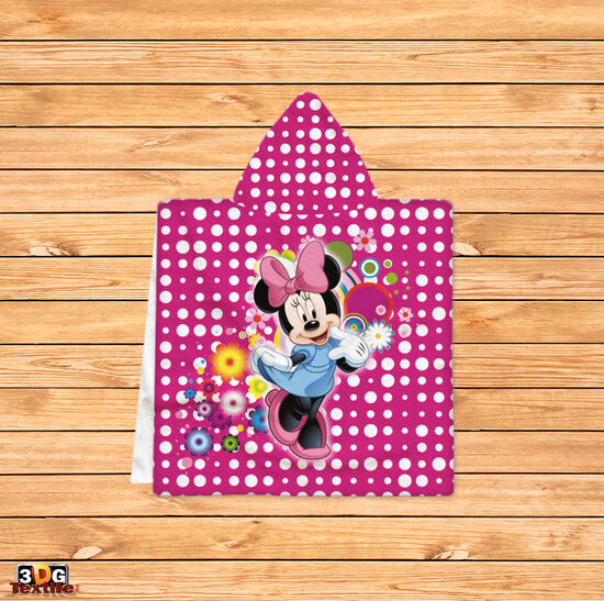 Kids Poncho Towel Minnie 2