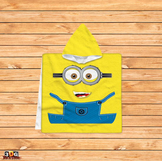 Kids Poncho Towel Minions