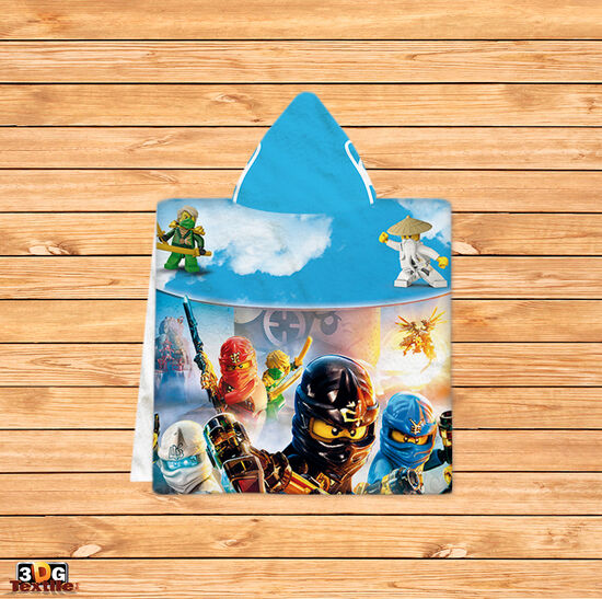 Kids Poncho Towel Ninjago
