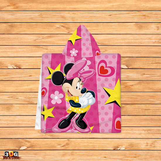 Kids Poncho Towel Minnie Mouse 2021
