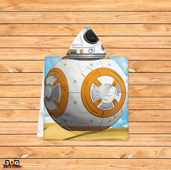 Kids Poncho Towel BB8