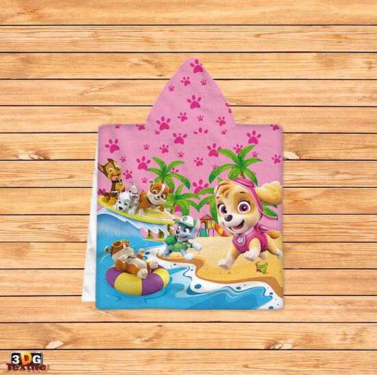 Kids Poncho Towel Paw Patrol 2