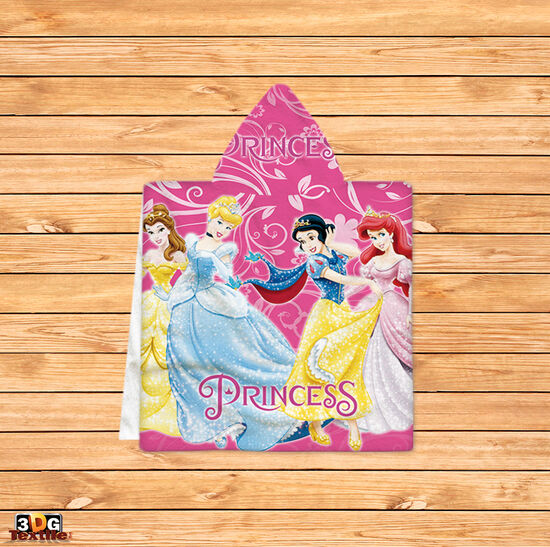 Kids Poncho Towel Princess 2