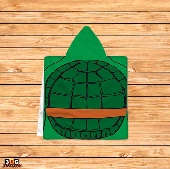 Kids Poncho Towel Teenage Mitant Ninja Turtles