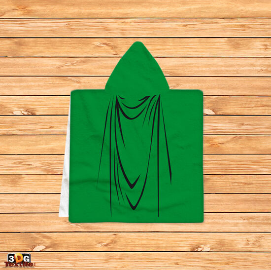 Kids Poncho Towel Green Lantern