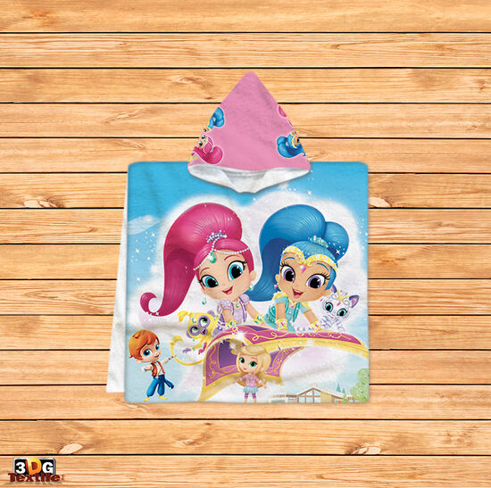 Kids Poncho Towel Shimmer and Shine
