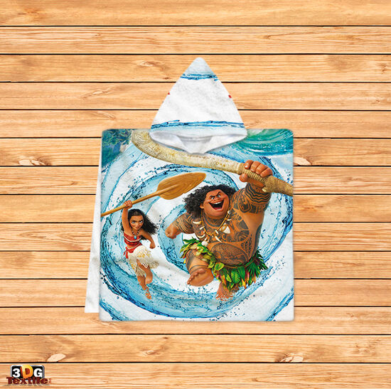 Kids Poncho Towel Moana