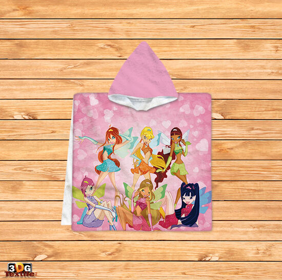 Kids Poncho Towel Winx 2021