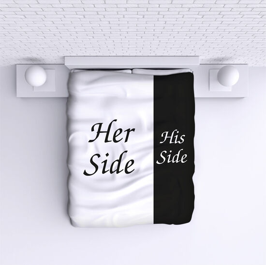 Bed Cover Her Side His Side