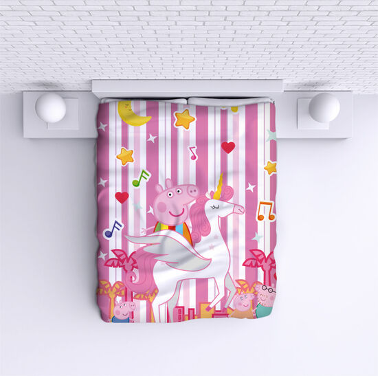 Bed Cover Peppa Pig Party