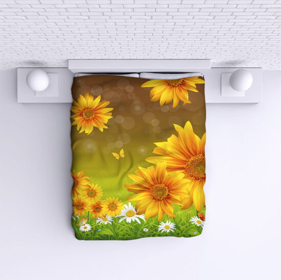 Bed Cover Sunflower