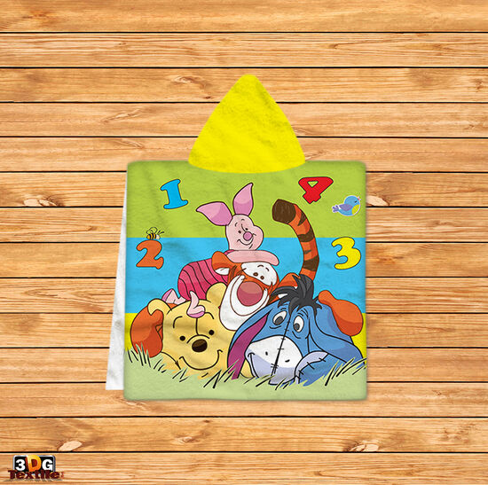 Kids Poncho Towel Pooh