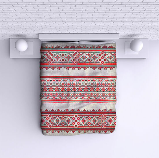 Bed Cover Romanian traditional motif
