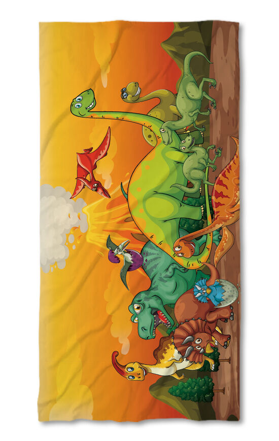 Beach Towel Dinosaurs