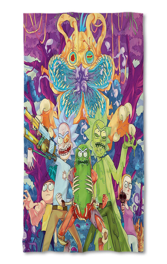 Beach Towel Rick and Morty