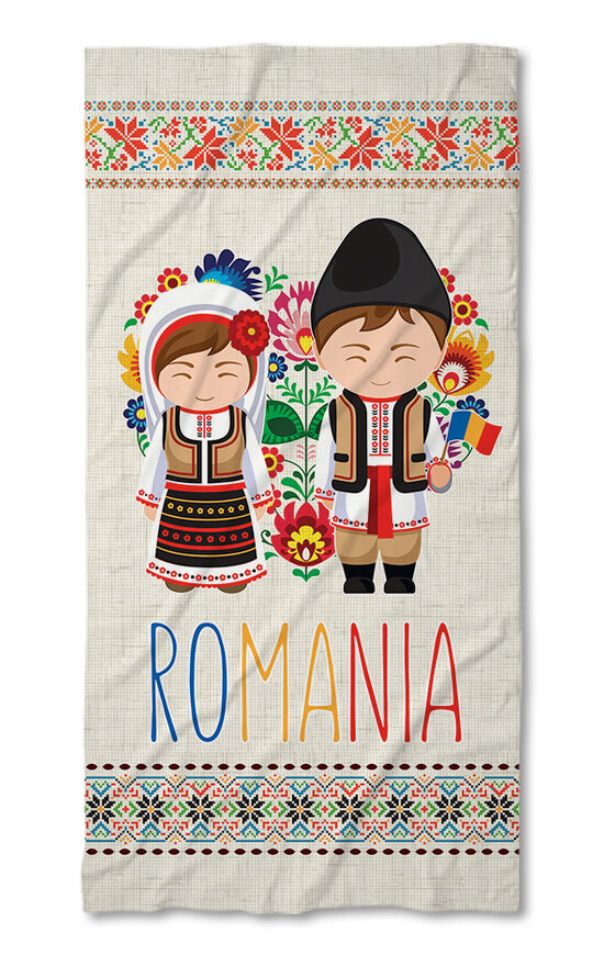 Beach Towel Folk Line 2021 Romania
